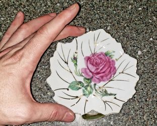 Vintage Viceroy China Trinket Leaf Dish