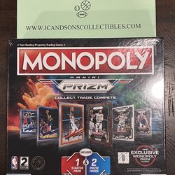 2023-24 Panini Prizm Monopoly NBA 2nd Edition Board Game New Sealed Wemby Rookie in each box