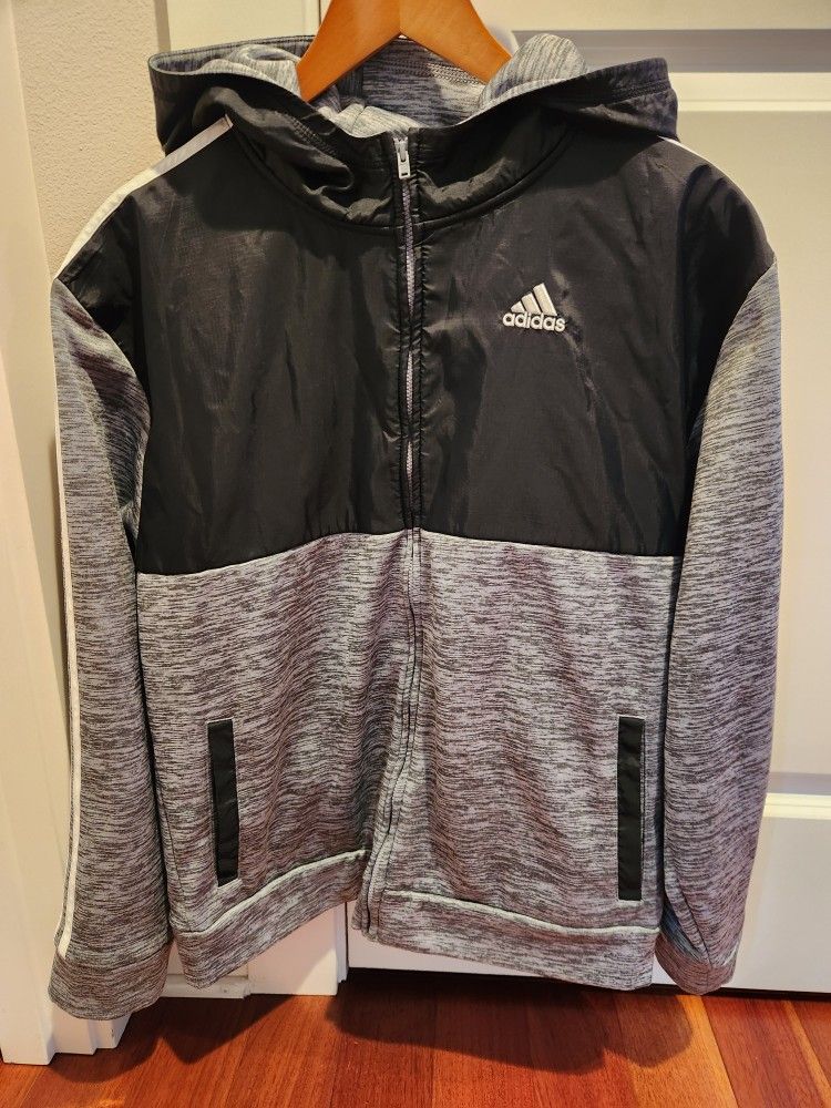 Boys XL Size (18-20) or men's Small fleece hoodie, full zip, new without tags