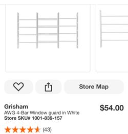  Security Window 4 Bar 