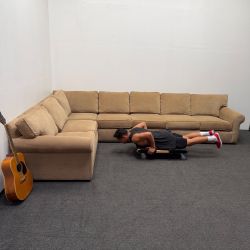 Custom Ethan Allen (Spencer) 5 pc Adjustable Sectional Couch - Amazing Condition - 14k retail!