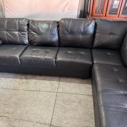 Leather Sectional Sofa 