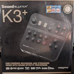Sound Blaster K3+ Recording and Streaming Mixer