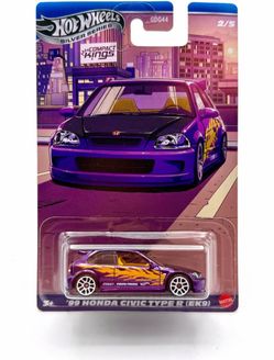 Hot Wheels Silver Series 1:64 Scale Diecast Model - ‘99 Honda Civic Type-R