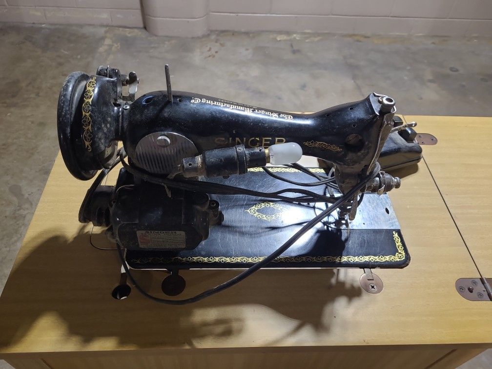 Singer Sewing Machine Motor Works Needs Belt I Believe It From 1949