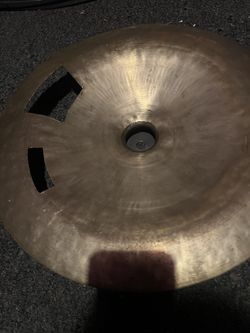 16” Wuhan China Cymbal Repaired Cracks