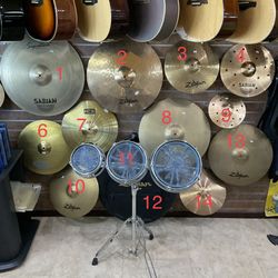 Drum Cymbals Rides Crash and More