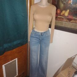 Light Wash Wide Leg Jeans