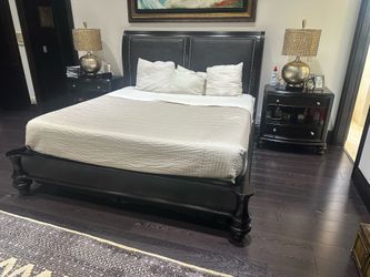 King Size Bed, Night Stands and Dresser