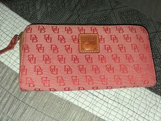 Dooney & Bourke Monogram Zip-Around Wallet