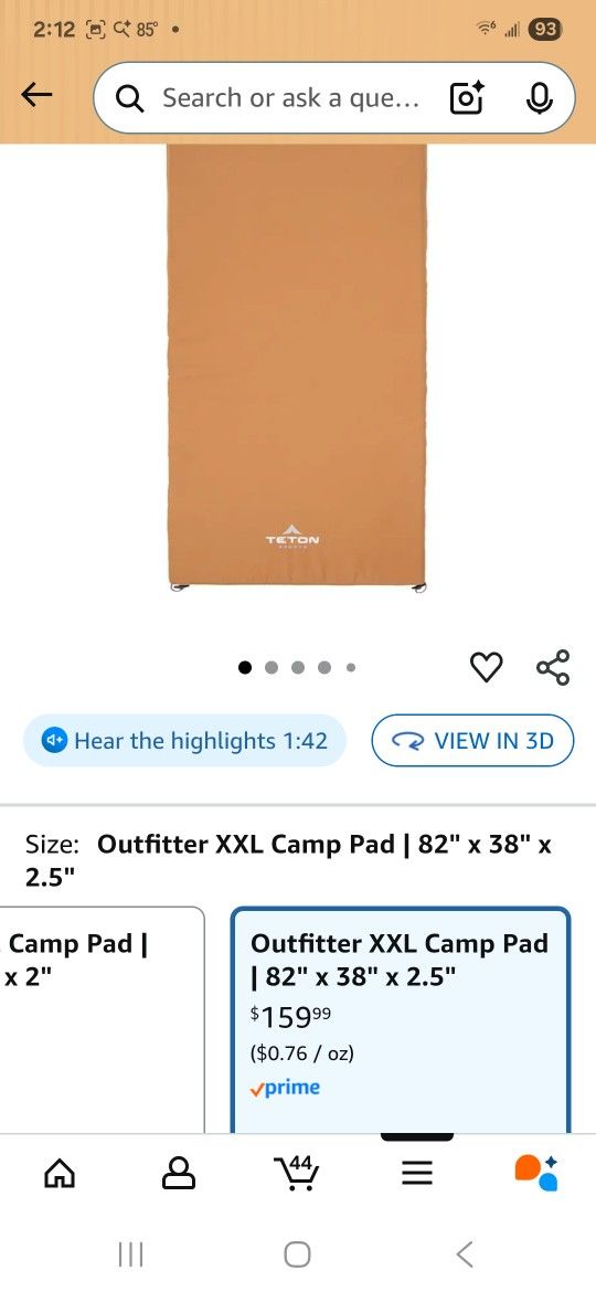 Sleeping Pad For Camping