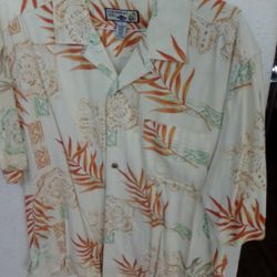 CARIBBEAN JOE SHORT SLEEVE SHIRT.SIZE(L)