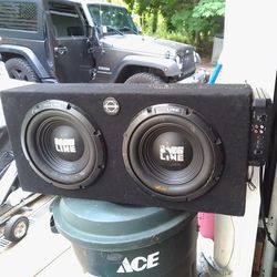 Alpine Base Line 12"  In A Box  With Alpine P500 Amp 