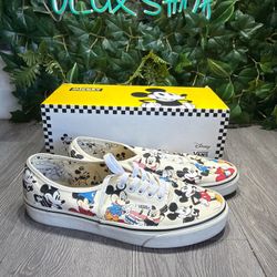 Vans X Disney Authentic Mickey's Birthday Mens US Size 9.5