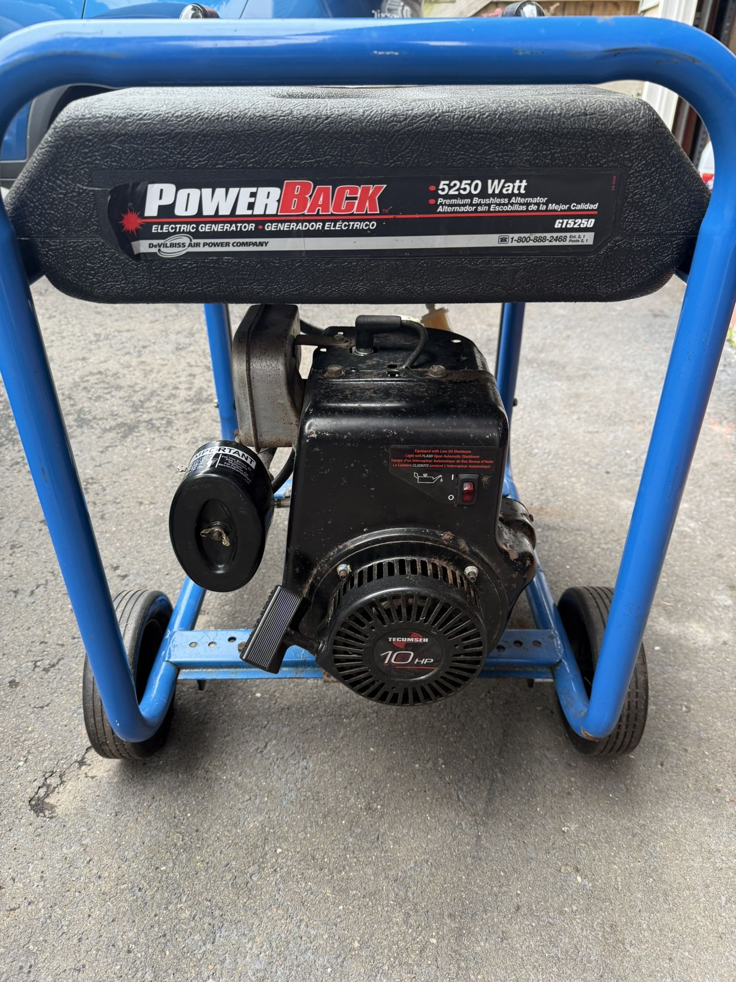 PowerBack 5250 Watt Generator