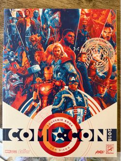 2018 Comic-Con Marvel Cover Souvenir Book