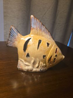 Ceramic Fish Tealight Candle Holder