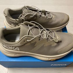 HOKA Transport Men Size 10 Dune Eggnog NEW