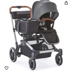 New Stroller, 2 In 1, Black