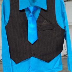 NEW. Boys  Suits Complete With Shirt And Tie 