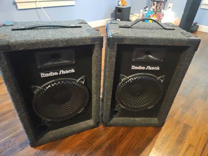 Radio Shack, 10" DJ Speakers
