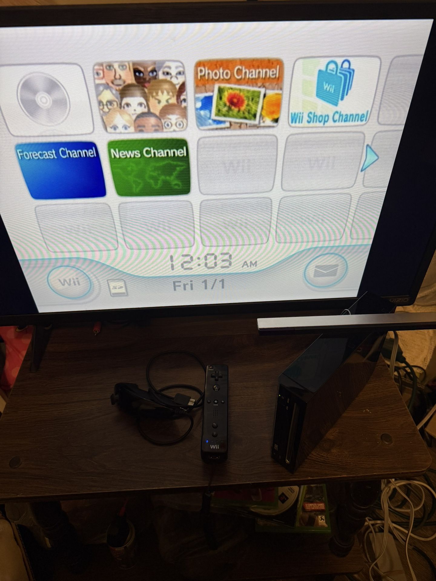 Nintendo Wii Black Console bundle , TESTED & WORKS, $70 Games $5 Each Extra Remotes $20