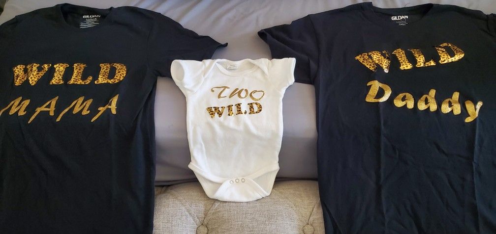 Two Wild T-shirts, Birthday , Wild Birthday