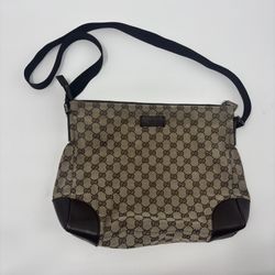 GUCCI GG Canvas Bag Beige 