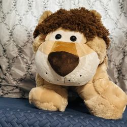 New Kellytoy Pillow Chums Lion Plush 30” X 24”X7” NEW Soft Pillow