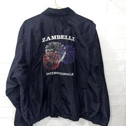 Rare Vintage Zambelli Internationale Firework Company Employee Jacket