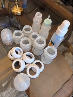 Baby bottles & bear straw cups