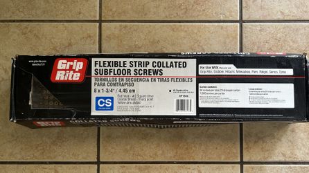 FLEXIBLE STRIP COLLATED SUBFLOOR SCREWS