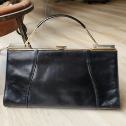 Vintage 80's Leather Clutch