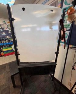 Mobile Whiteboard with Rolling Stand