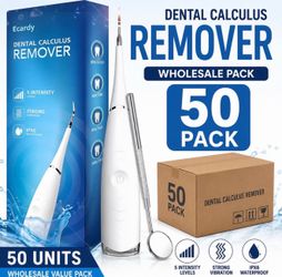 WHOLESALE - 50PCS Ultrasonic Tooth Cleaner Kit Dental Plaque Calculus Stain Remover Teeth Cleaning