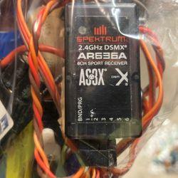 Spektrum 2.4ghz Rc Receiver +brushless Motor +4 Servo Motors