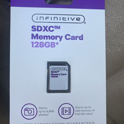 Infinitive SDXC Memory Card 128gb