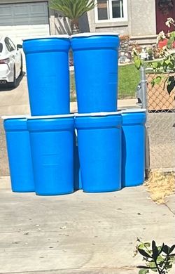 Blue Barrel Bins