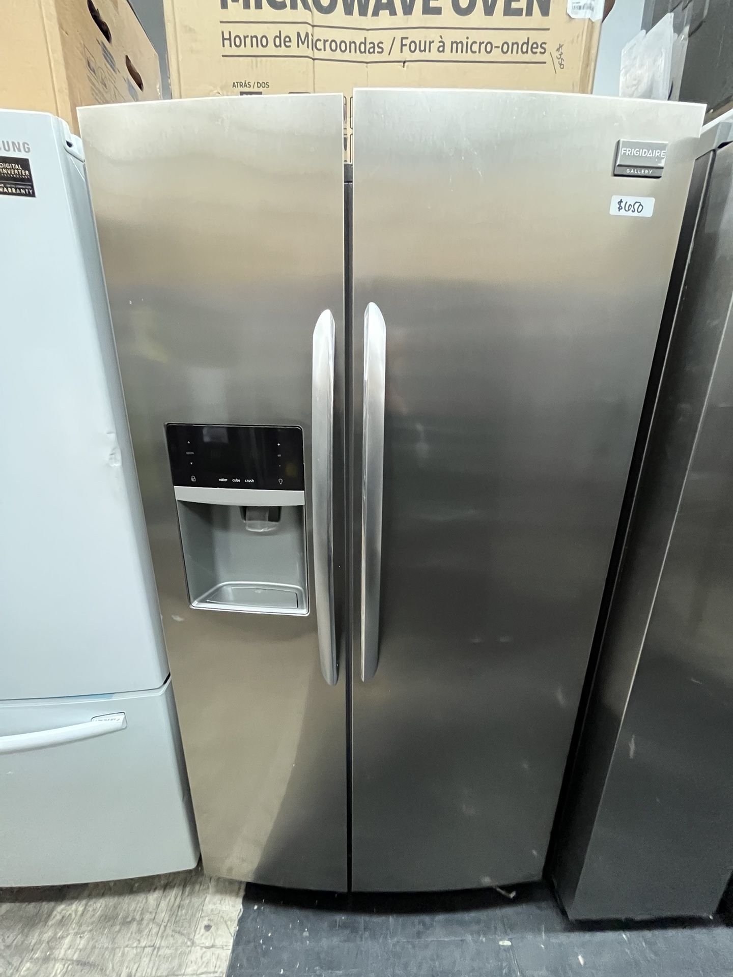 Frigidaire gallery Counter Depth Side By Side Refrigerator Used