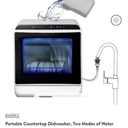 Kapas Countertop/Tabletop Dishwasher - White