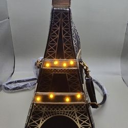 "NEW" Betsey Johnson Betsey in Paris Crossbody, Black
