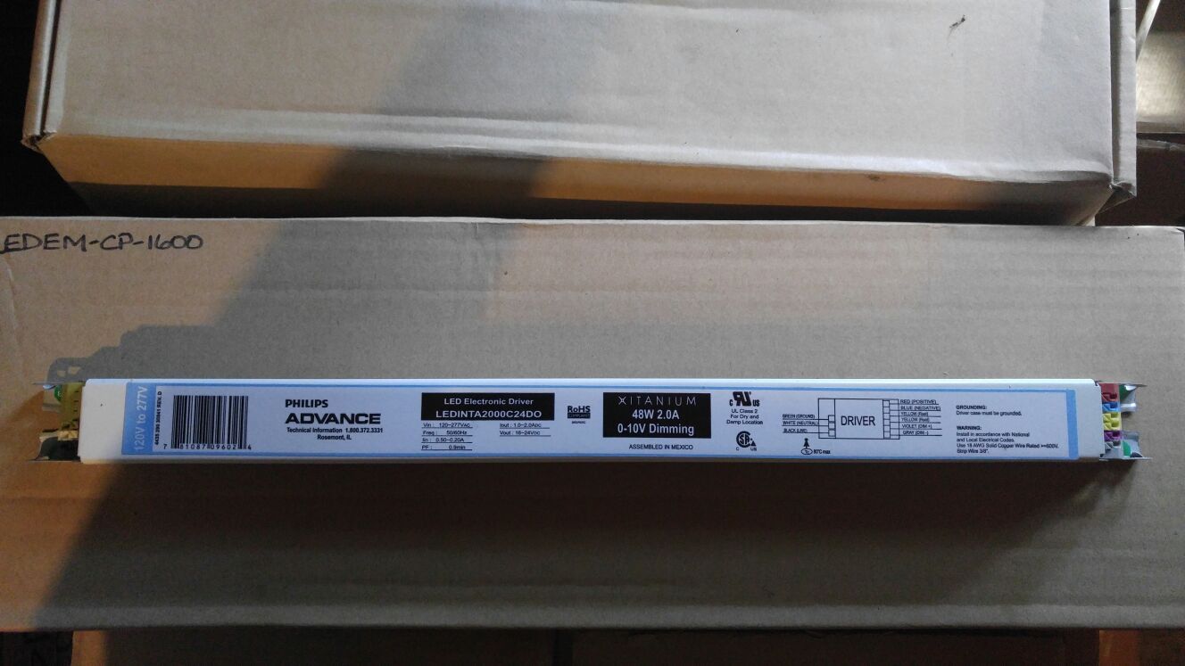 16-11/16 PHILIPS ADVANCE LED ELECTRONIC DRIVER ( LEDINTA2000C24DO ) NEW