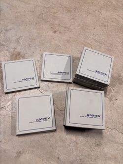 16 AMPEX Audio Tapes, Different Types