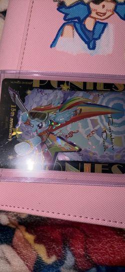 My little pony card! Rainbow dash ZR