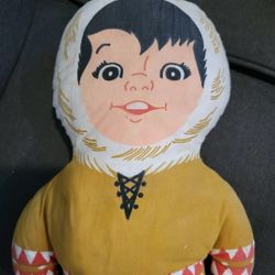 Eskimo Pie Boy Vintage 1964 Ice Cream Advertising Plush Toy 15",  collectible