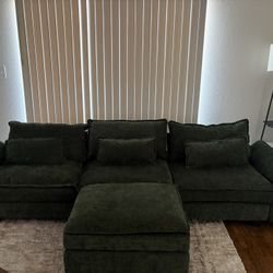 Green Modular Sectional 