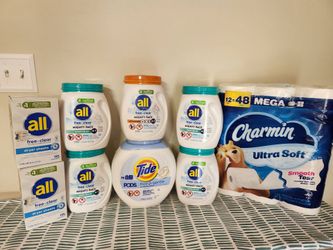 Laundry/Cleaning Bundle - ALL, Tide, Charmin