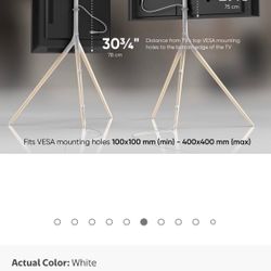 ONKRON Tripod TV Stand for 32”-65” TV up to 77 lbs, Wooden Swiveling ***********