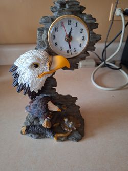Vintage American Eagle Clock