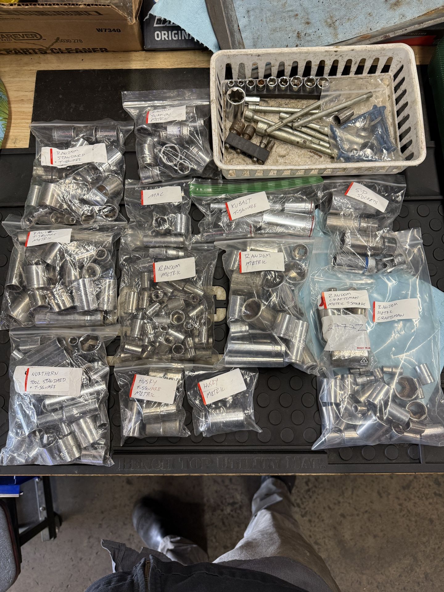 Random Assortment Of Sockets Auto/Airplane